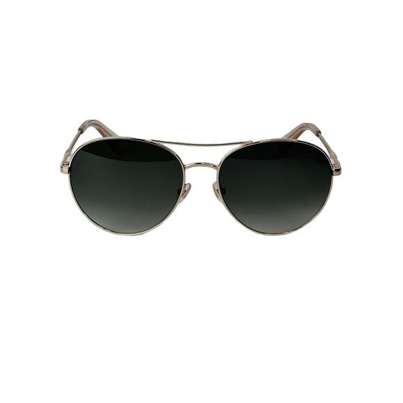 Kate Spade joshelle 60mm aviator sunglasses (Gold/ Nude/ Green) main image 7
